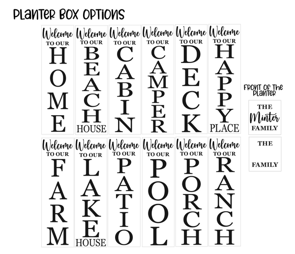 5' Porch Planter Box