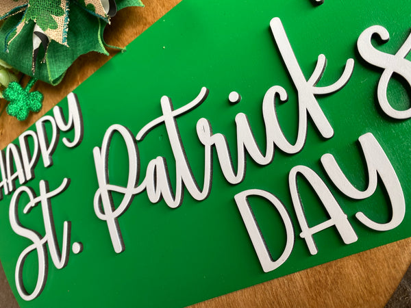 Happy St. Patrick's Day Door Hanger
