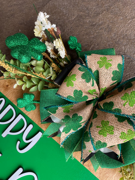 Happy St. Patrick's Day Door Hanger