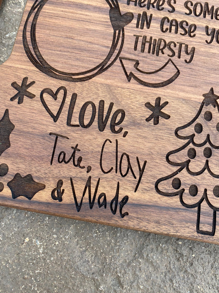 Milk And Cookies Cutting Board