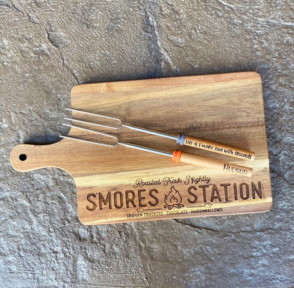 Laser Engraved S'more Stick