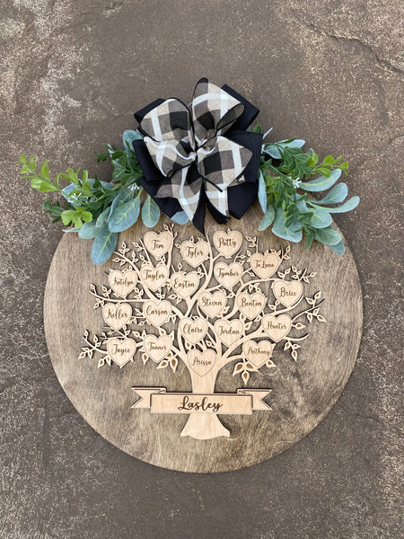 Family Tree Door Hanger