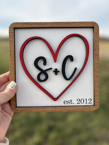 Personalized Initial Heart Sign