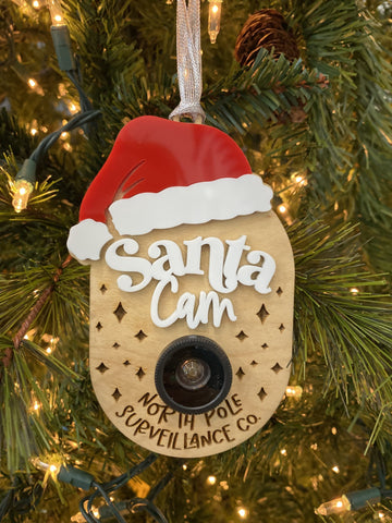 Santa Cam Ornament