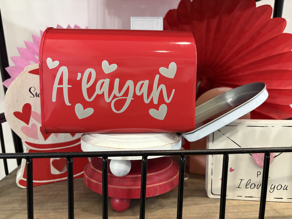 Engraved Valentine Mailbox