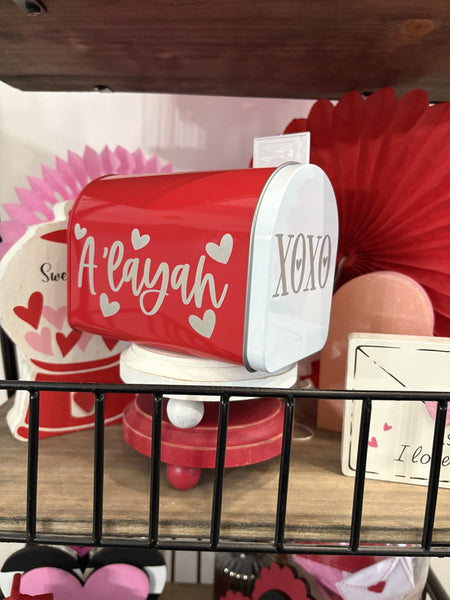 Engraved Valentine Mailbox
