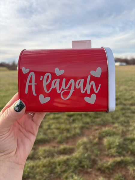 Engraved Valentine Mailbox