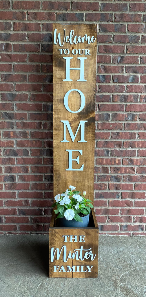 porch box planters 5' Porch Planter Box – aDOORable Custom Cuts