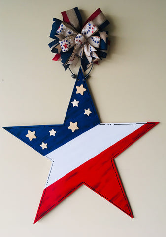 Patriotic Star Door Hanger