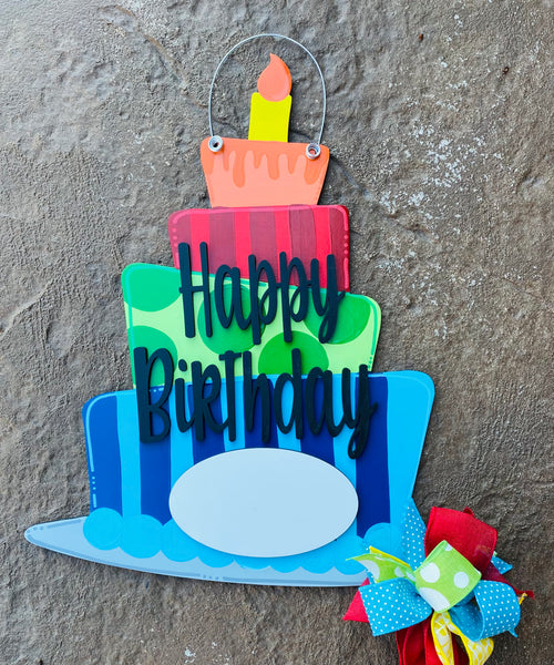 Happy Birthday Door Hanger